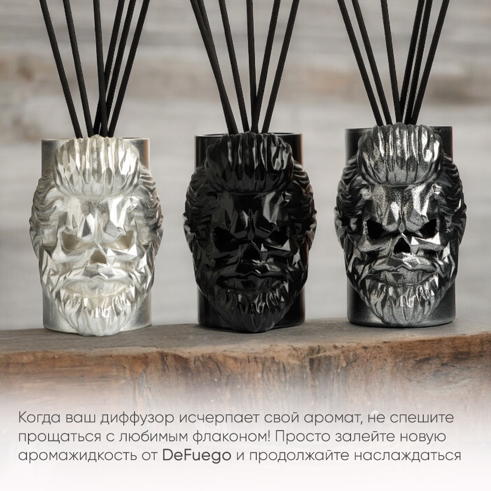 Набор «Лимонный Бриз» — диффузор Бородач (черный) + текстильный спрей