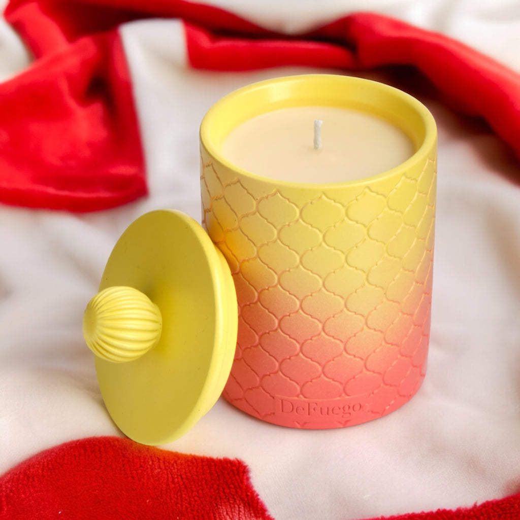 Ароматическая свеча "Шум Бангкока" DeFuego Восток рассвет, 200 мл