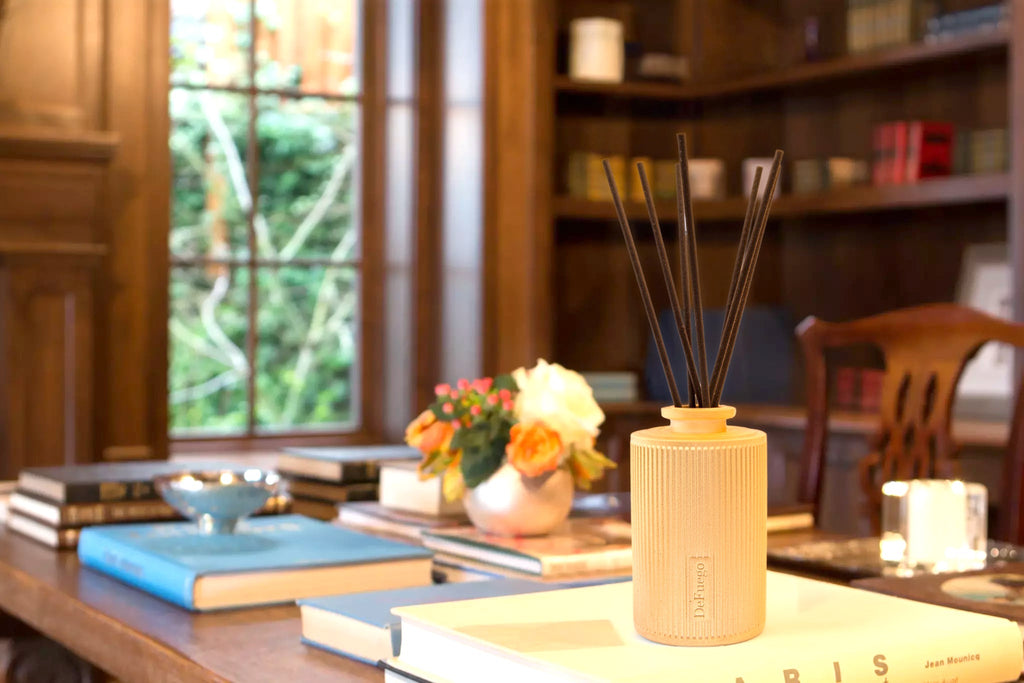 Набор «Лимонный Бриз» — диффузор Греция (золото) + текстильный спрей