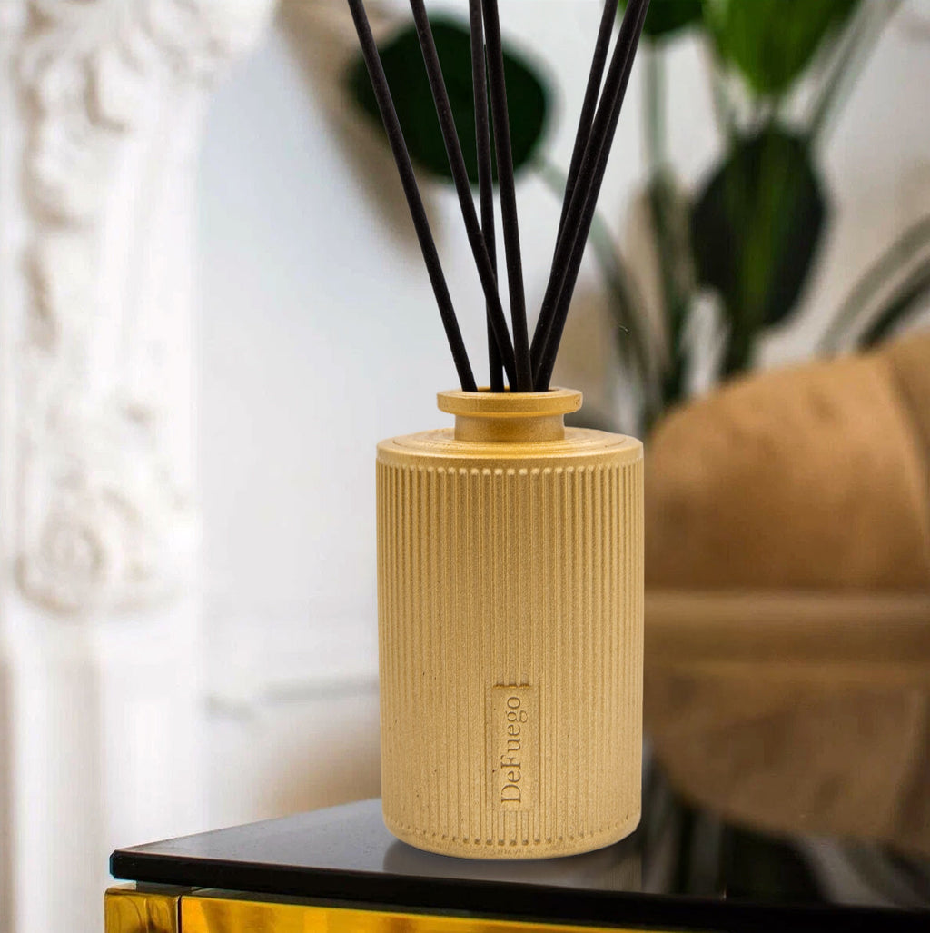 Набор «Лимонный Бриз» — диффузор Греция (золото) + текстильный спрей