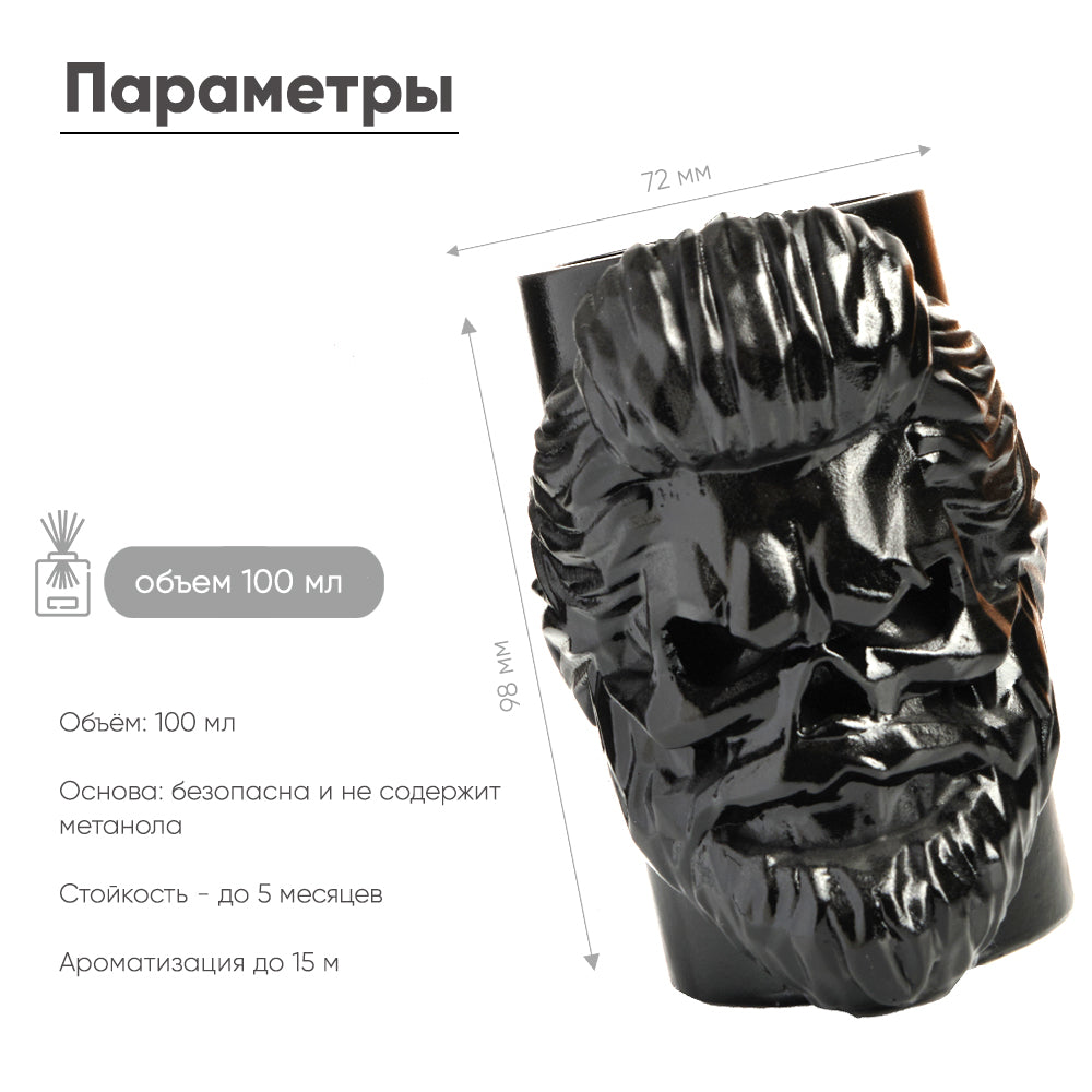 Набор «Лимонный Бриз» — диффузор Бородач (черный) + текстильный спрей