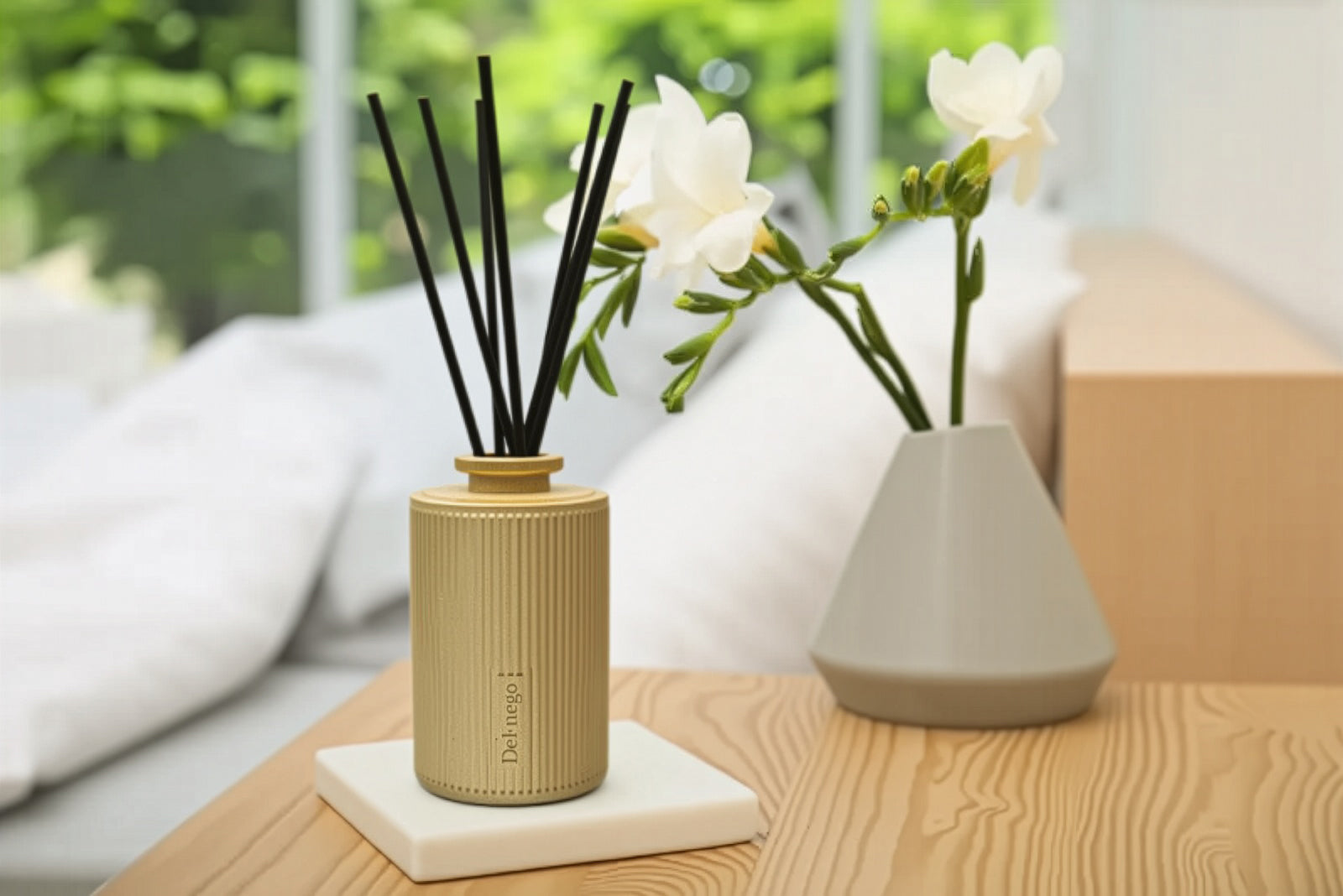 Набор «Неаполитанские страсти» — диффузор Греция (золото) + текстильный спрей