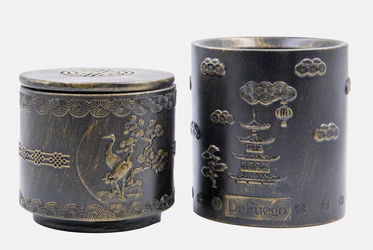 Набор контейнеров из иск. камня для ватных дисков и палочек