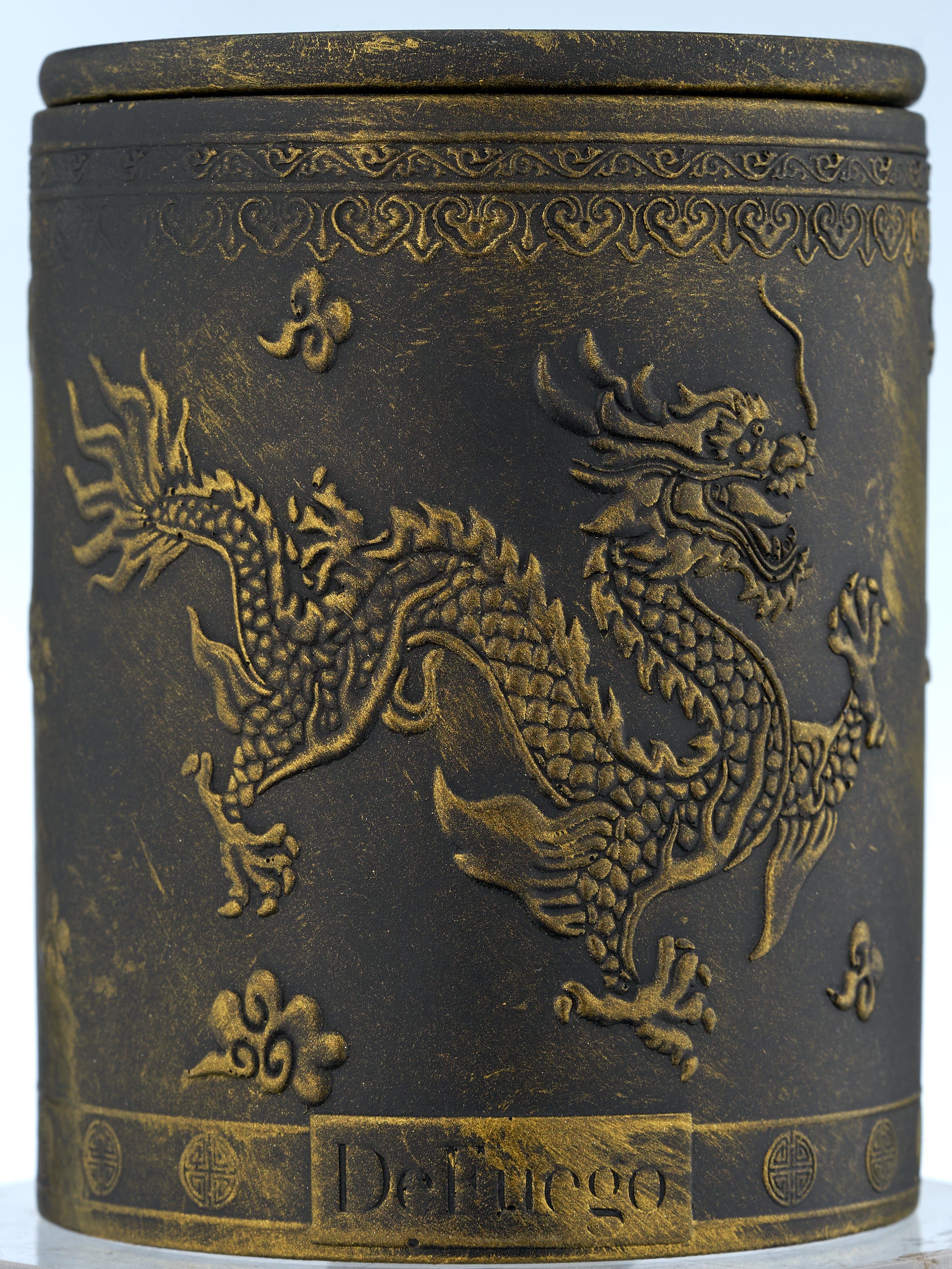 Ароматическая свеча "Изумрудный лес" DeFuego Китай сост.золото, 200 мл