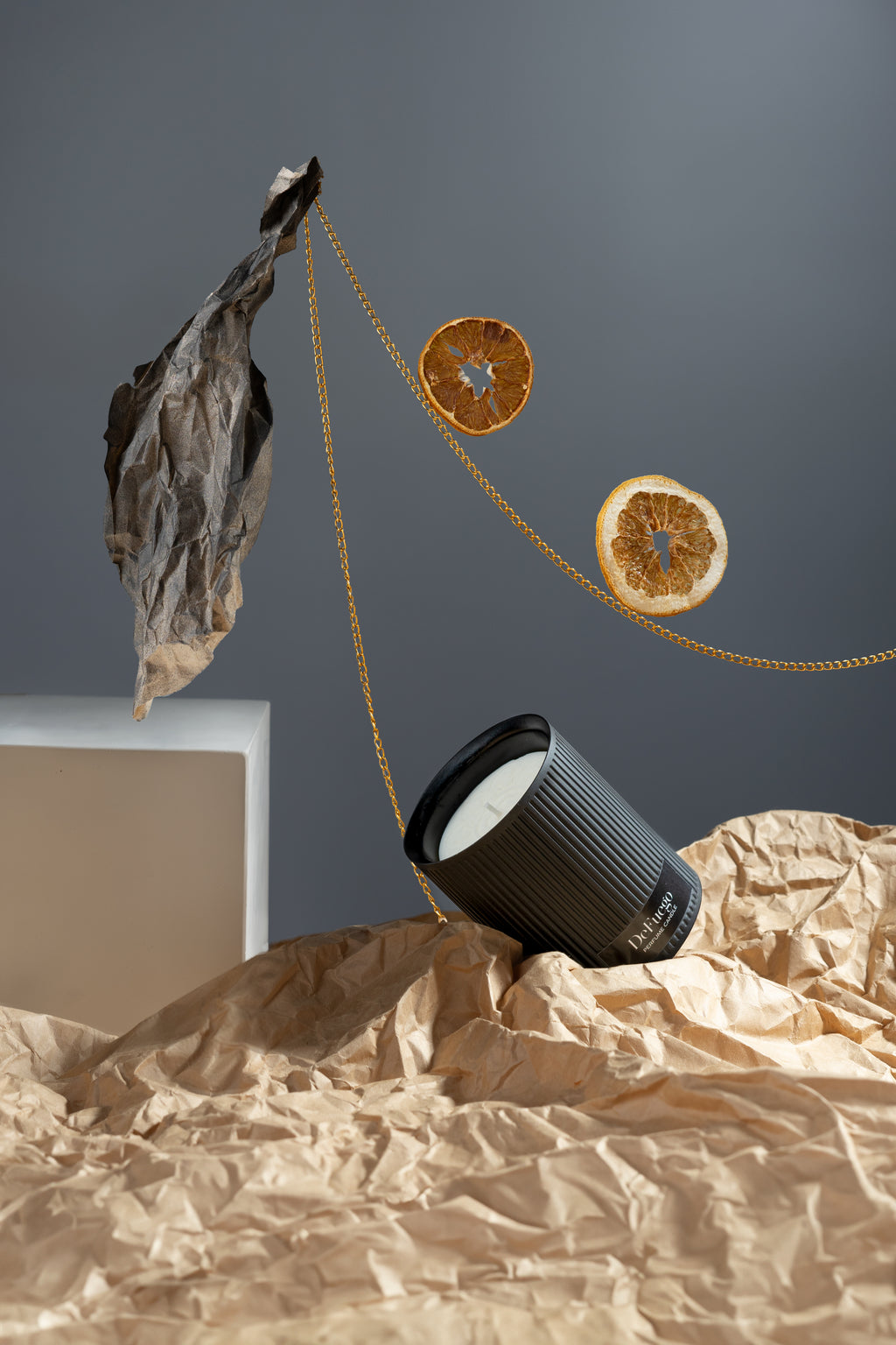 Ароматическая свеча "Перуанский Саботаж" DeFuego Греция черный, 200 мл