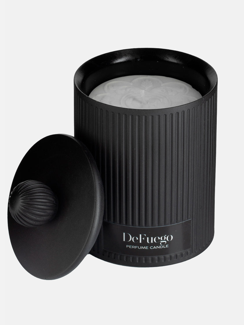 Ароматическая свеча "Перуанский Саботаж" DeFuego Греция черный, 200 мл