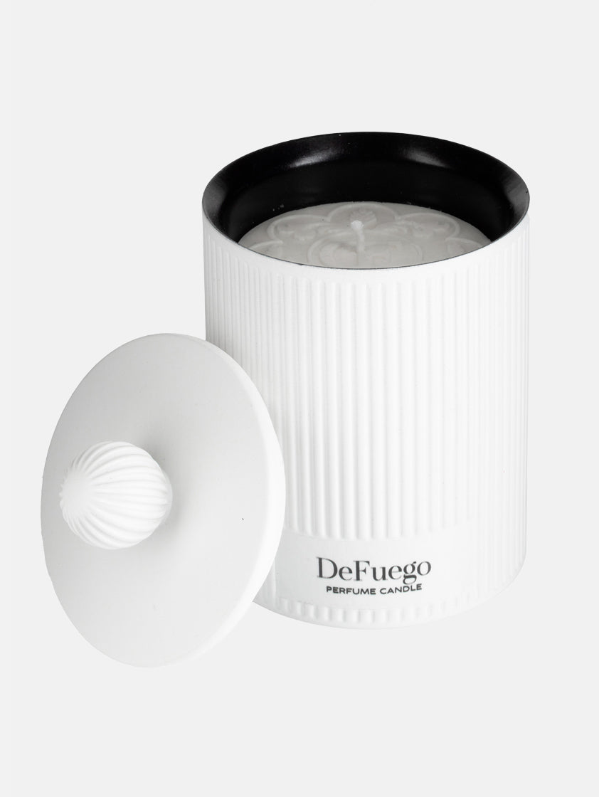 Ароматическая свеча "Креольские сады" DeFuego Греция белый, 200 мл