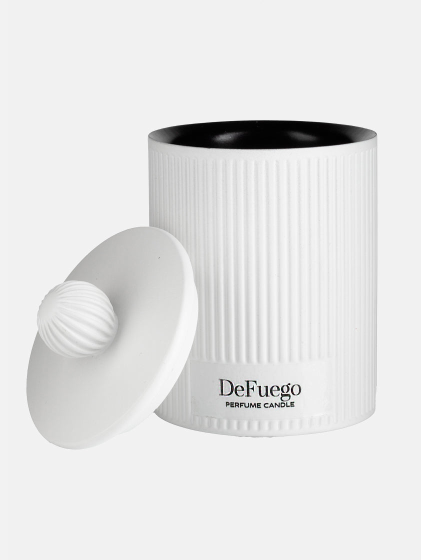 Ароматическая свеча "Креольские сады" DeFuego Греция белый, 200 мл