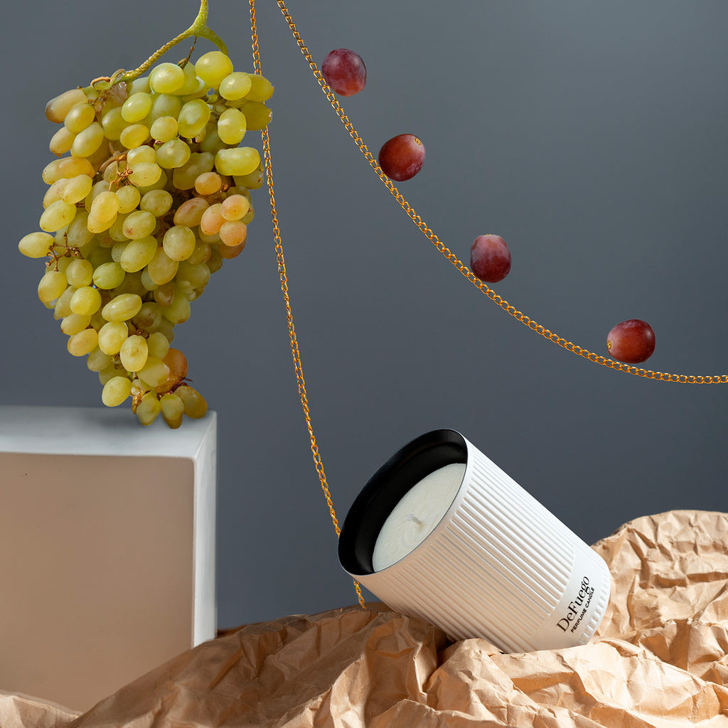 Ароматическая свеча "Креольские сады" DeFuego Греция белый, 200 мл