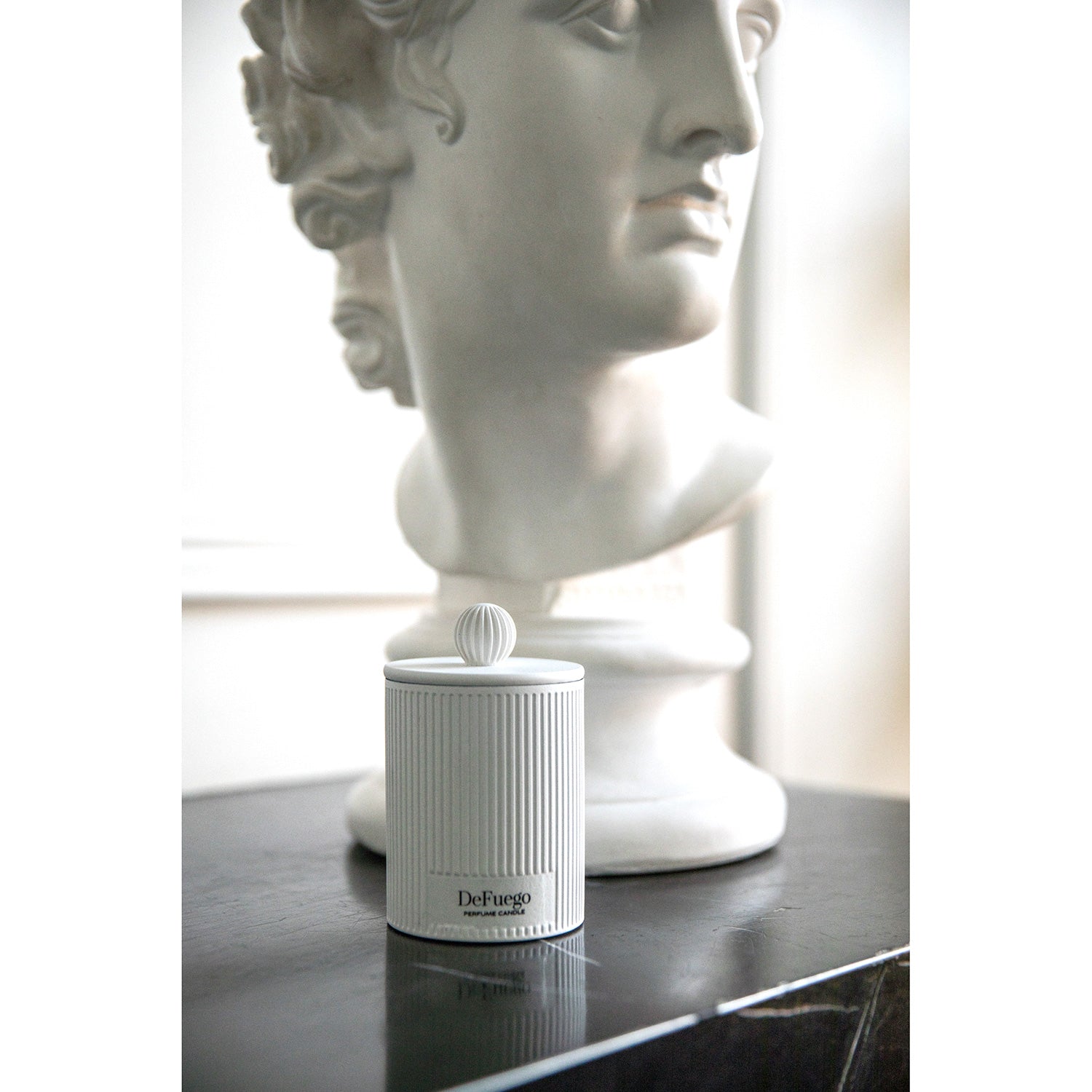 Ароматическая свеча "Креольские сады" DeFuego Греция белый, 200 мл