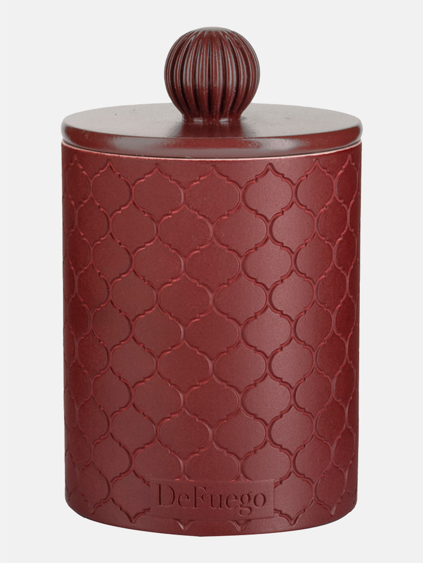 Ароматическая свеча "Темный Бархат" DeFuego Восток бархат, 200 мл