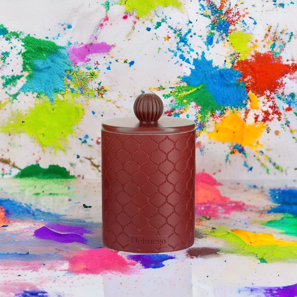 Ароматическая свеча "Темный Бархат" DeFuego Восток бархат, 200 мл