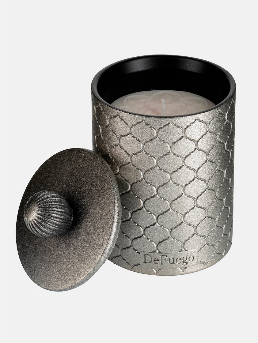 Ароматическая свеча "Османское сокровище" DeFuego Восток платина, 200 мл