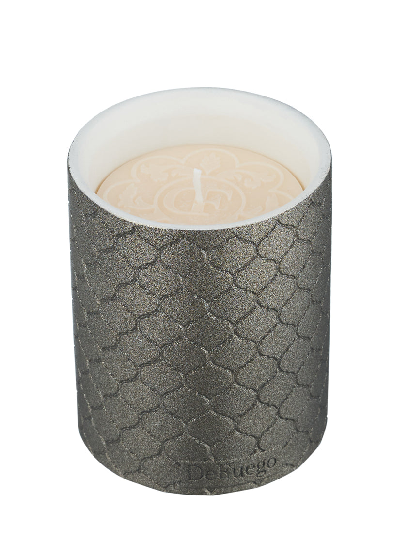 Ароматическая свеча "Османское сокровище" DeFuego Восток платина, 200 мл