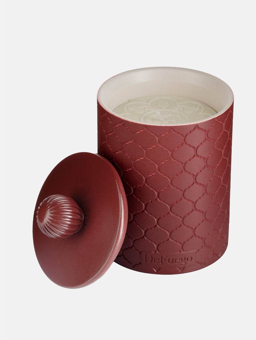 Ароматическая свеча "Темный Бархат" DeFuego Восток бархат, 200 мл