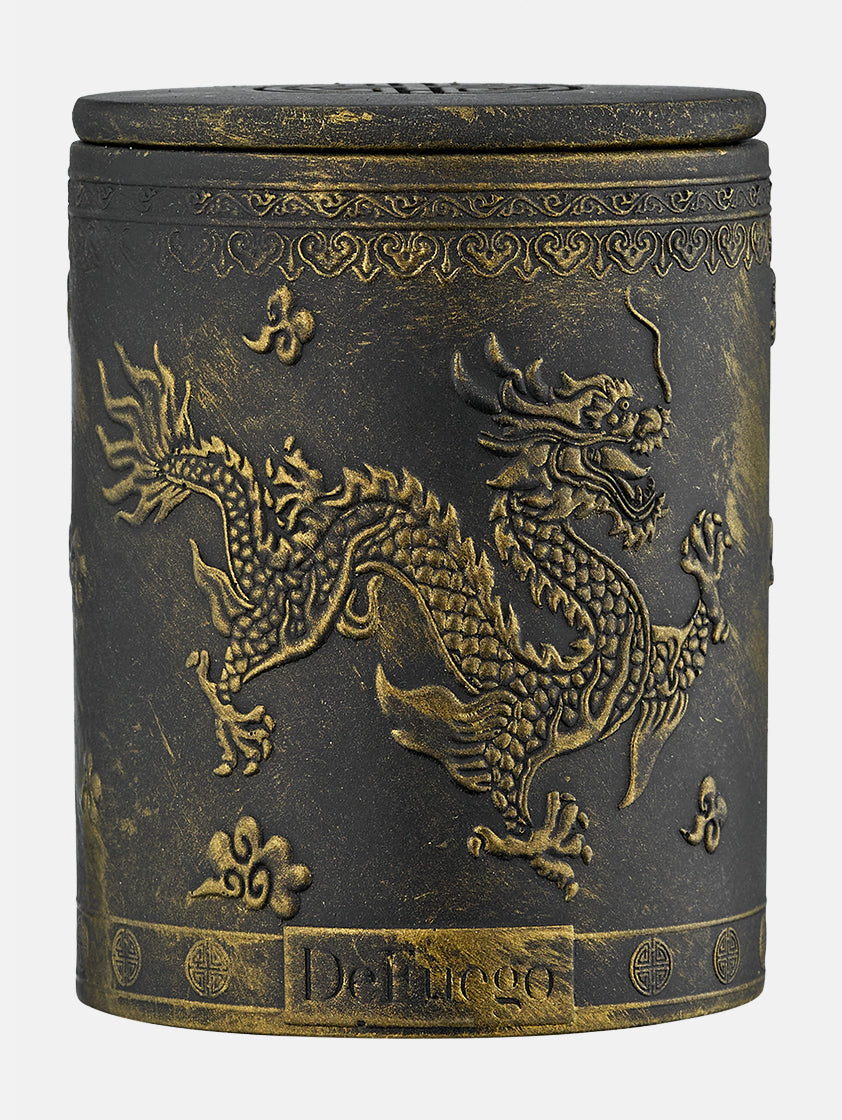 Ароматическая свеча "Изумрудный лес" DeFuego Китай сост.золото, 200 мл