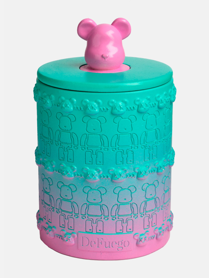 Ароматическая свеча "Сладкий Хаос" DeFuego Мишка мятный, 200 мл