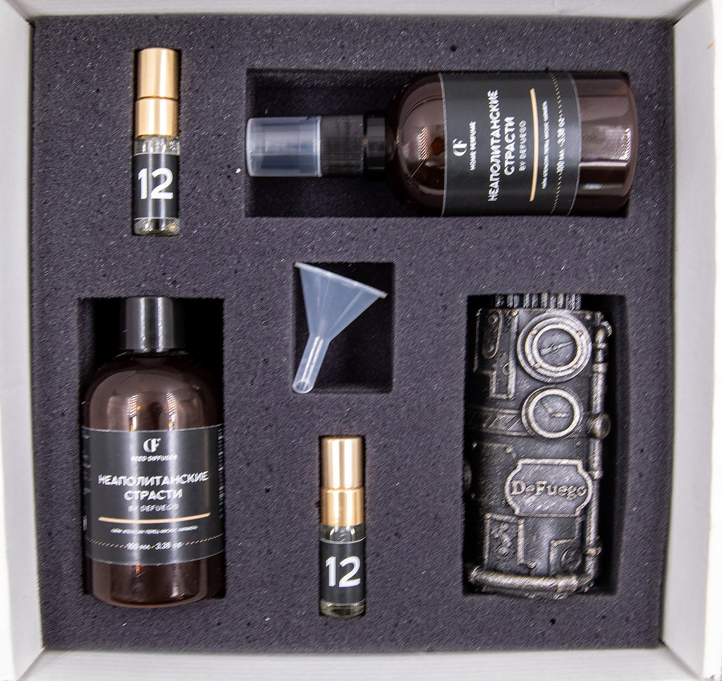 Набор «Лимонный Бриз» — диффузор Водопровод-стимпанк (ржавчина) + текстильный спрей