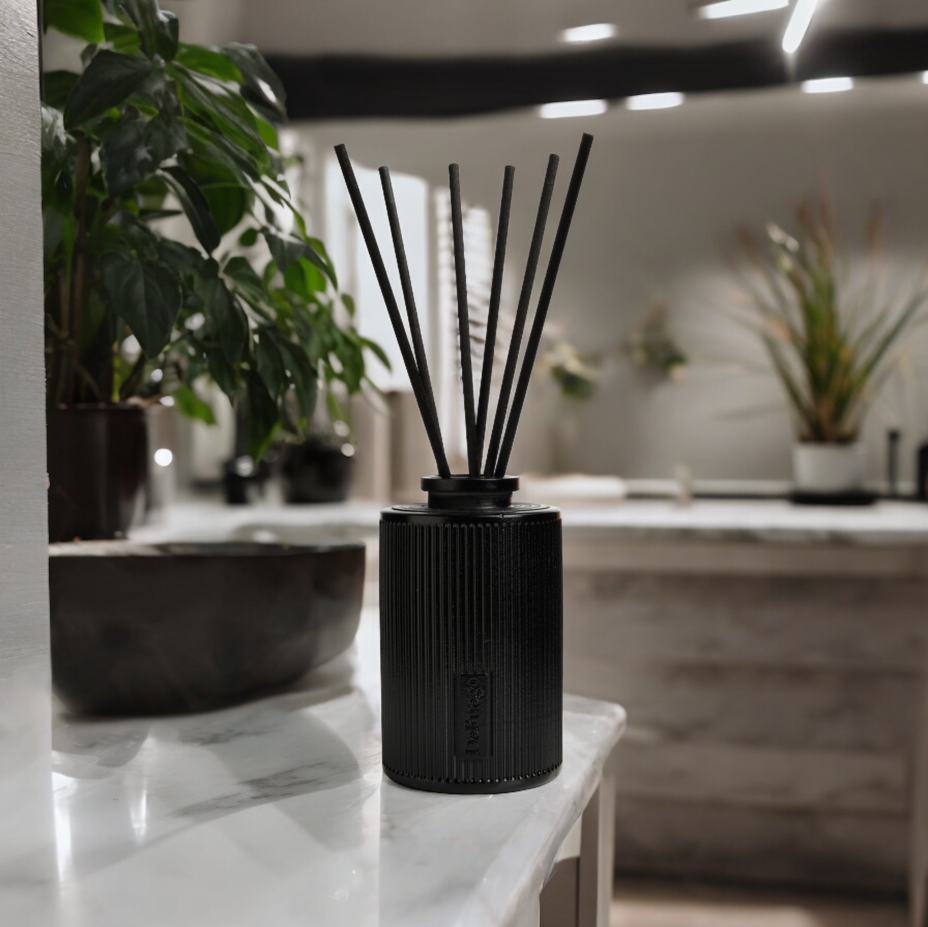 Набор «Сладкий Хаос» — диффузор Греция (черный) + текстильный спрей