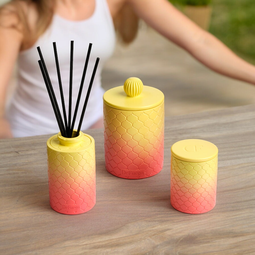 Ароматическая свеча "Шум Бангкока" DeFuego Восток рассвет, 200 мл