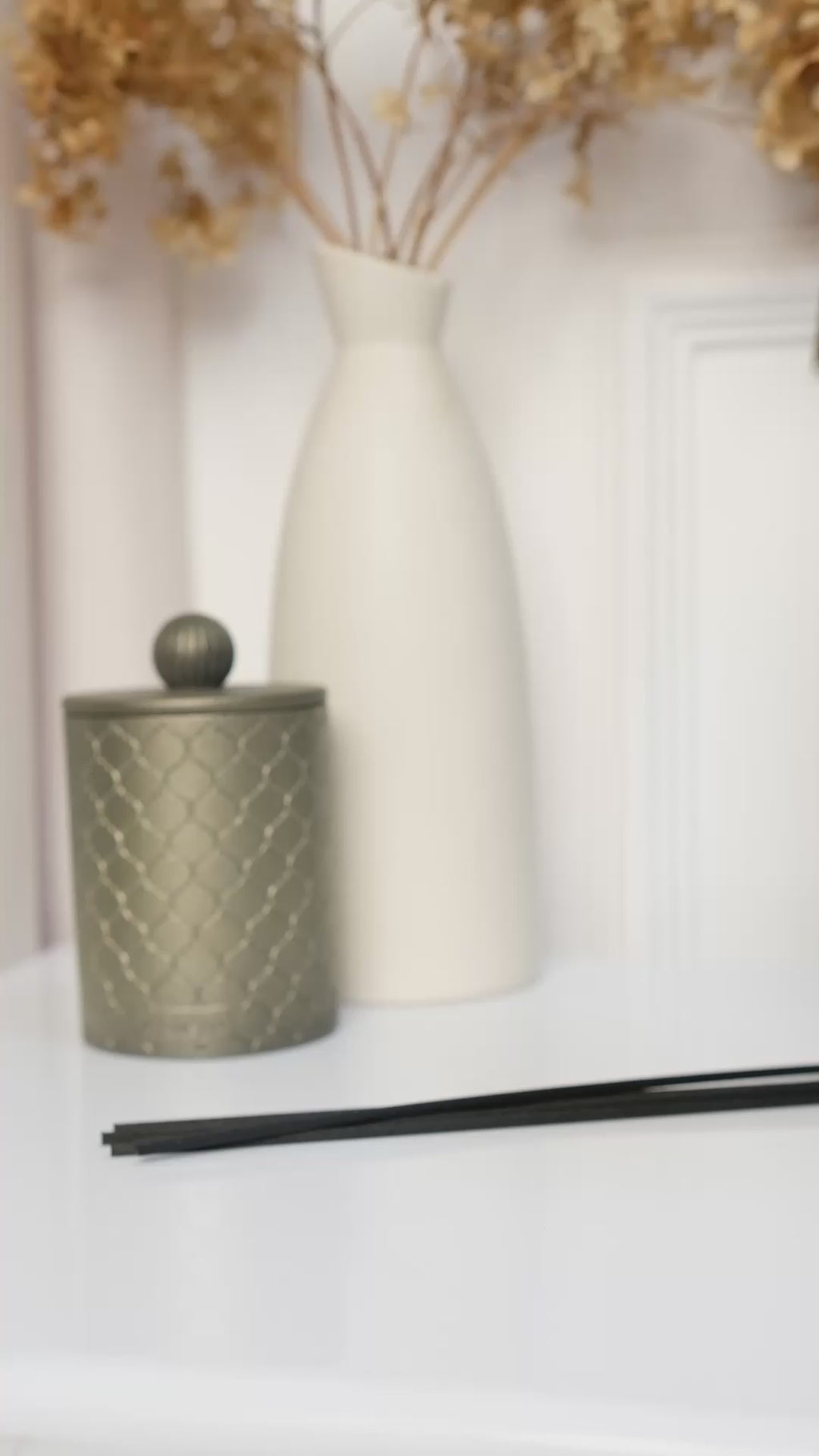 Набор «Лимонный Бриз» — диффузор Восток (античное золото) + текстильный спрей