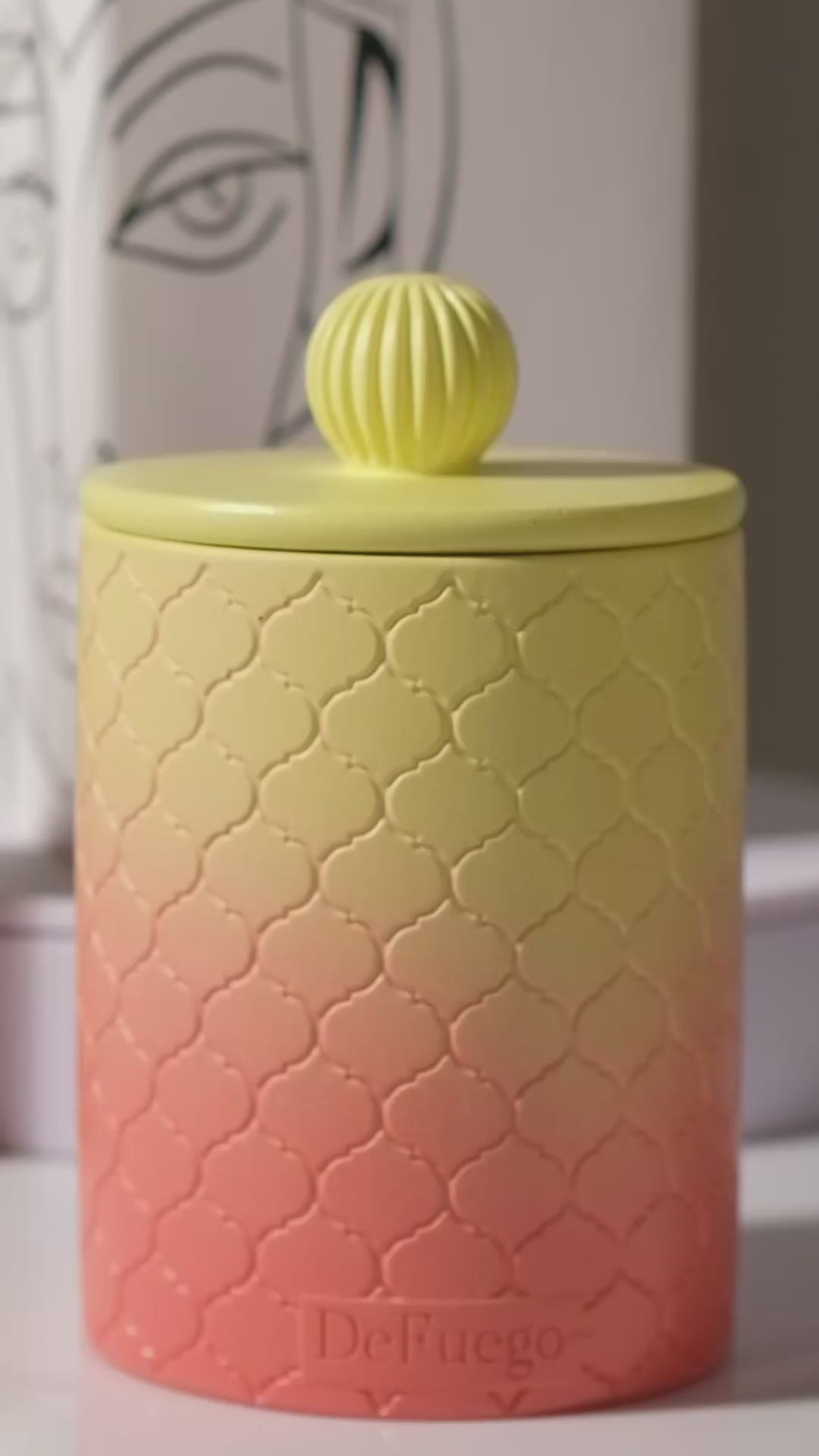 Ароматическая свеча "Шум Бангкока" DeFuego Восток рассвет, 200 мл